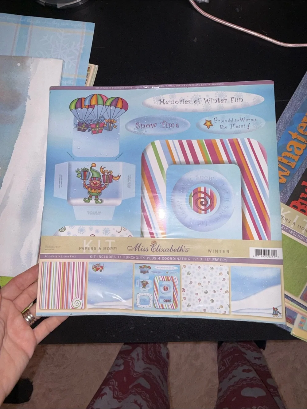 Assorted Decorative Party Invitation and Cardstock Pack - Multicolor scrapbook